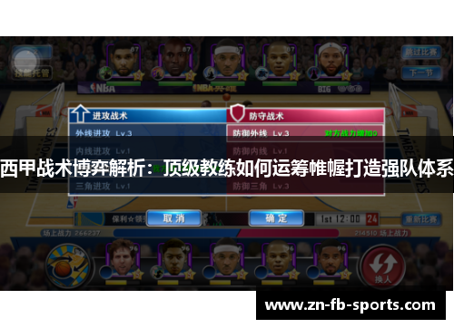 西甲战术博弈解析:顶级教练如何运筹帷幄打造强队体系 西甲战术博弈解析:顶级教练如何运筹帷幄打造强队体系